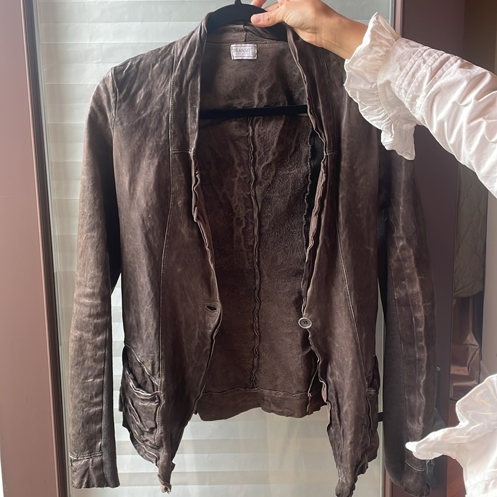 Transit leather jacket - Picture 4 of 5